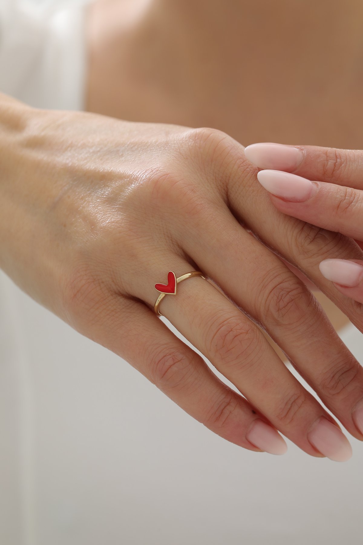 Kırmızı Kalp Yüzük - Yavuz Kuyumculuk (3)