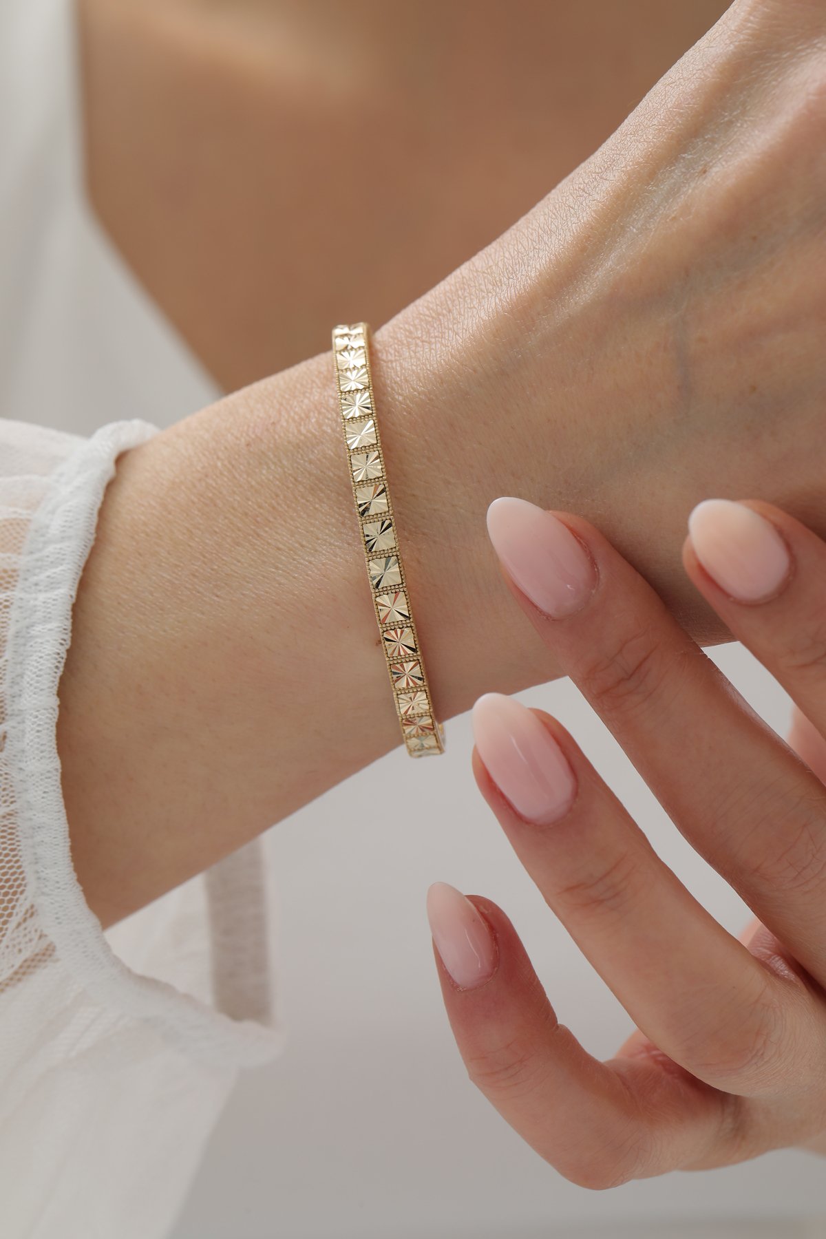 Kristal Desen Kelepçe - Yavuz Kuyumculuk (1)