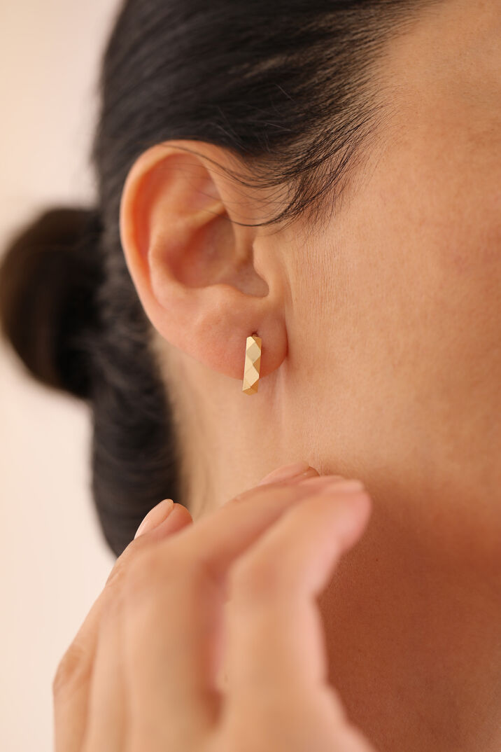 Kristal Halka Küpe - Yavuz Kuyumculuk