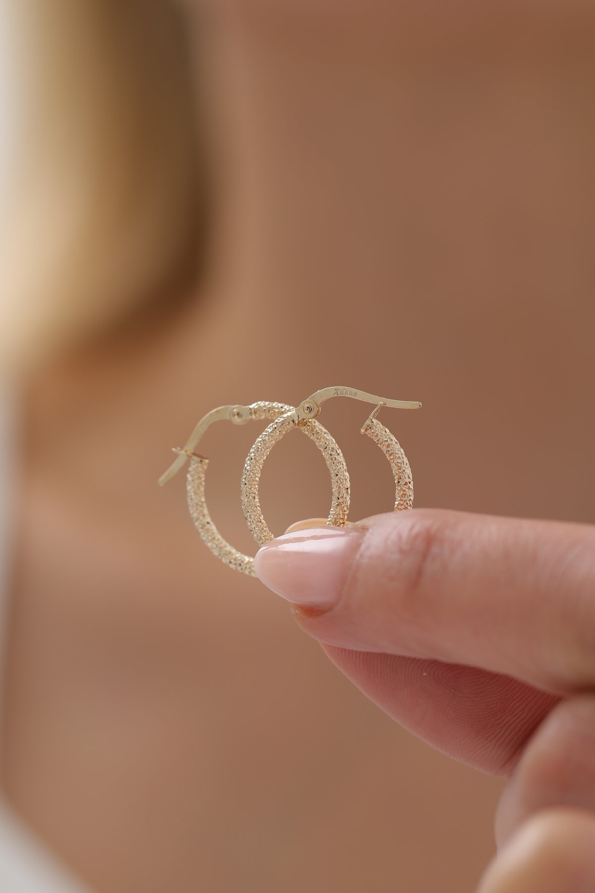 Kumlu Halka Küpe - Yavuz Kuyumculuk (3)