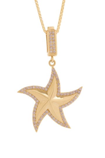 Küp Zincir Deniz Yıldızı Kolye - 2