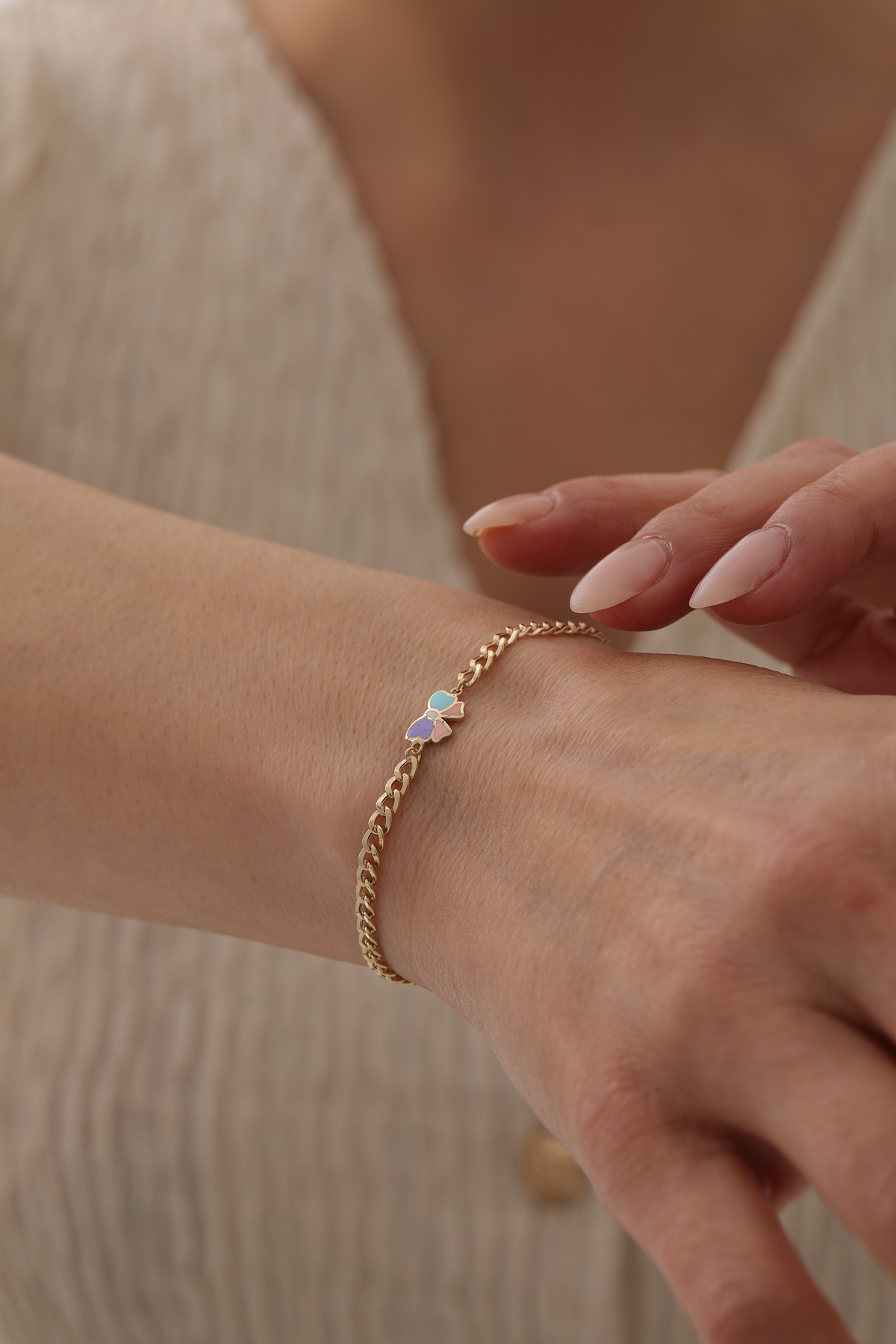 Kurdele Figürlü Çocuk Bilekliği - Yavuz Kuyumculuk (2)