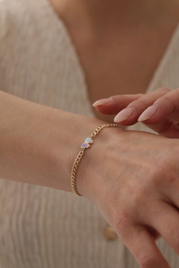 Kurdele Figürlü Çocuk Bilekliği - 2