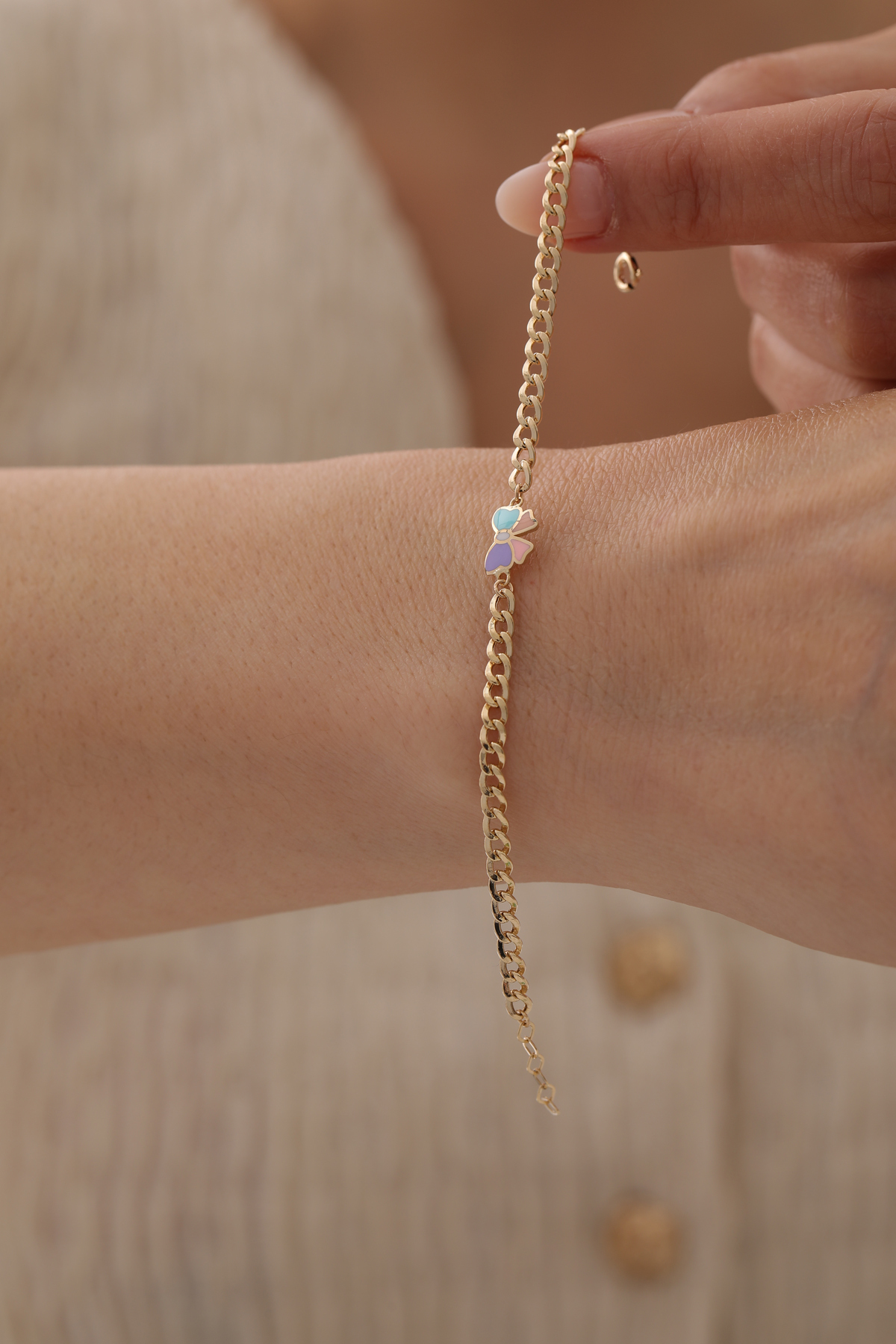 Kurdele Figürlü Çocuk Bilekliği - Yavuz Kuyumculuk (3)