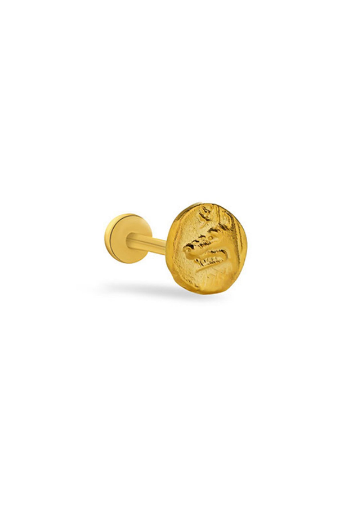 Kuş Figürlü Antik Tragus Piercing - Yavuz Kuyumculuk