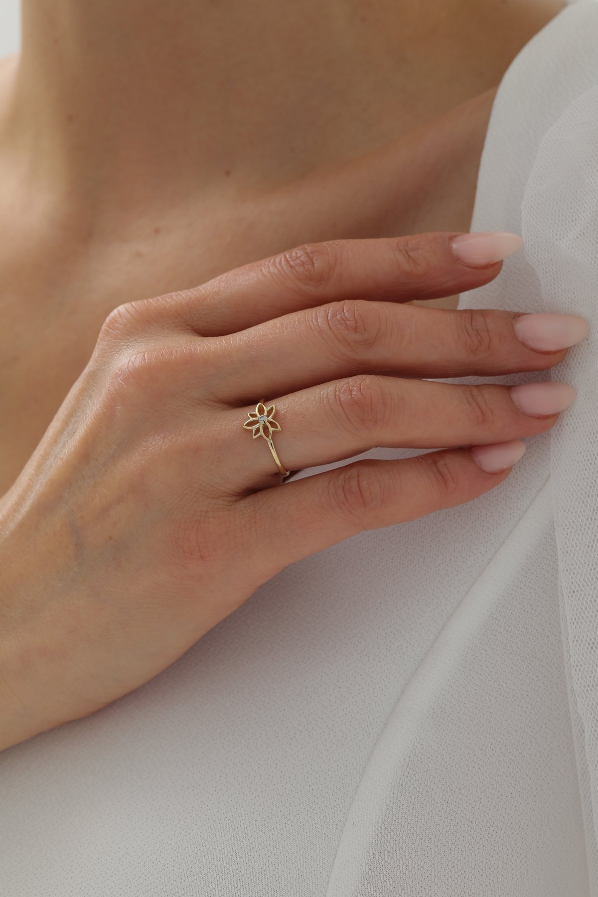 Lotus Yüzük - Yavuz Kuyumculuk (1)