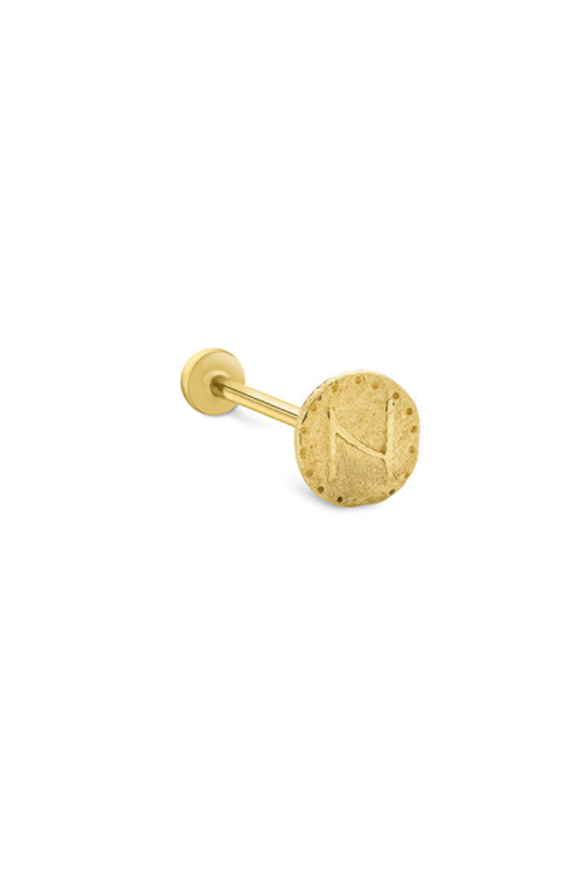 Madalyon N Harf Tragus Piercing - Yavuz Kuyumculuk (1)