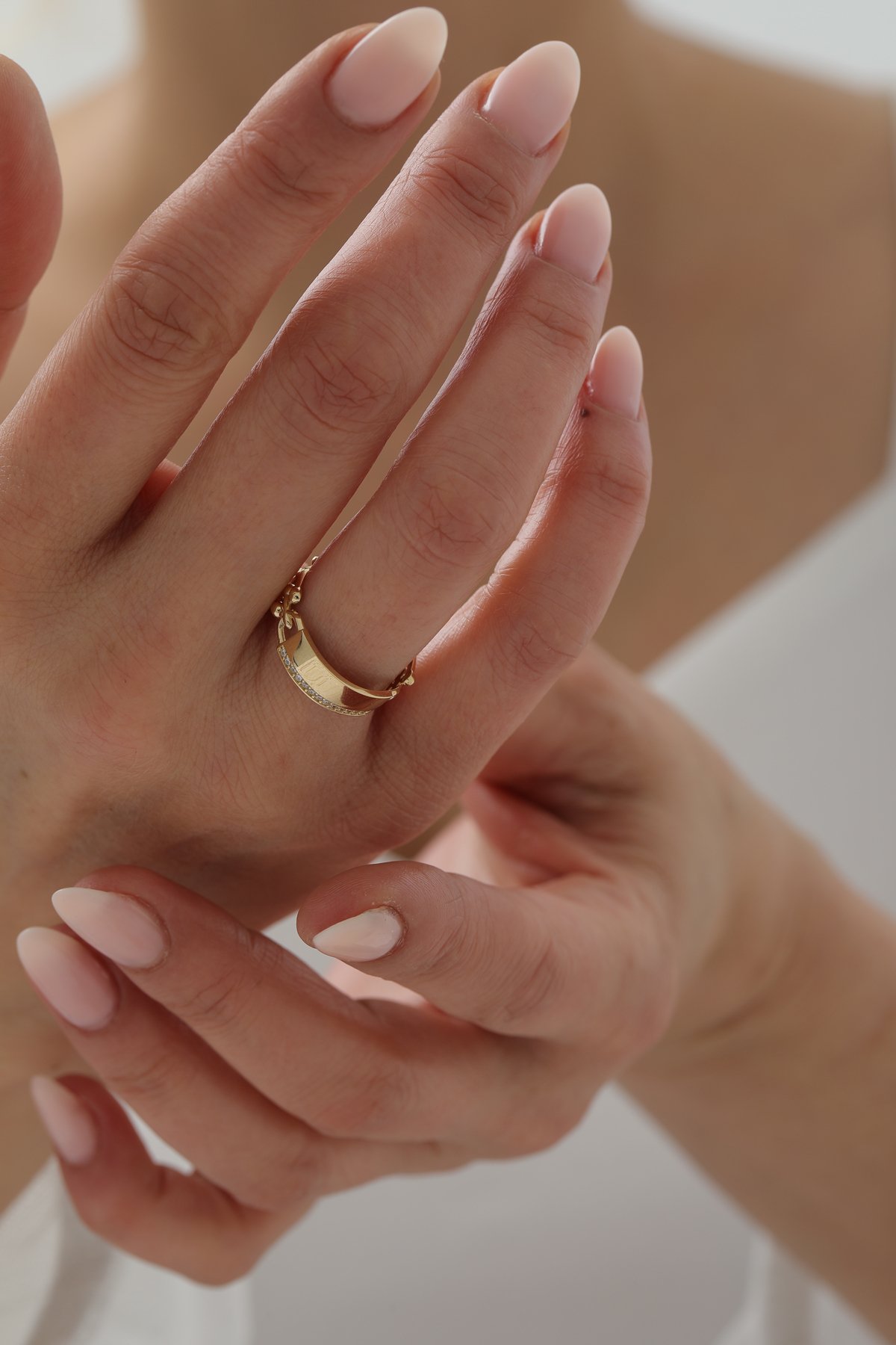 Mariner Taşlı Plaka Yüzük - Yavuz Kuyumculuk (1)