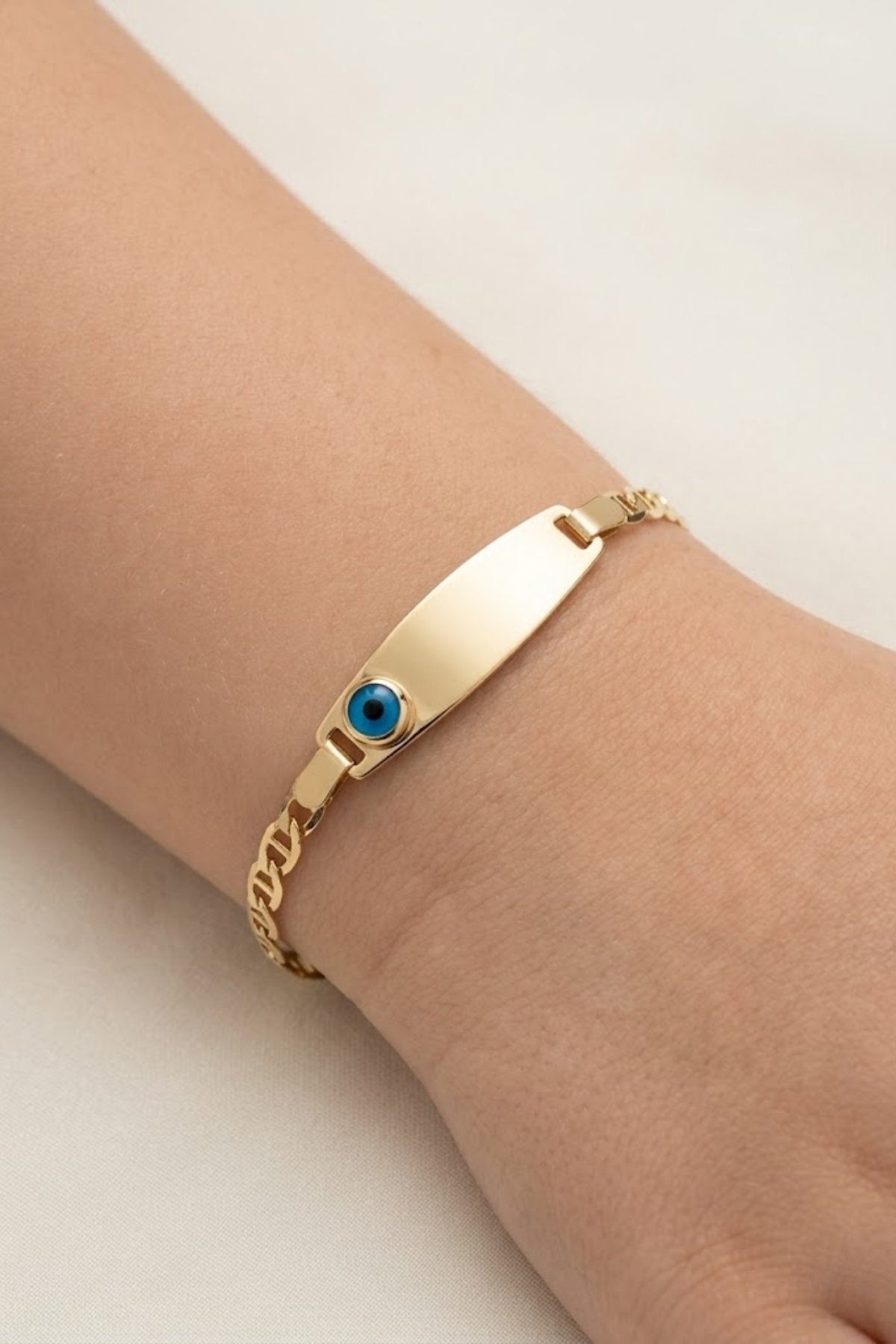 Mariner Zincir Nazar Boncuklu Çocuk Bilekliği - Yavuz Kuyumculuk (1)