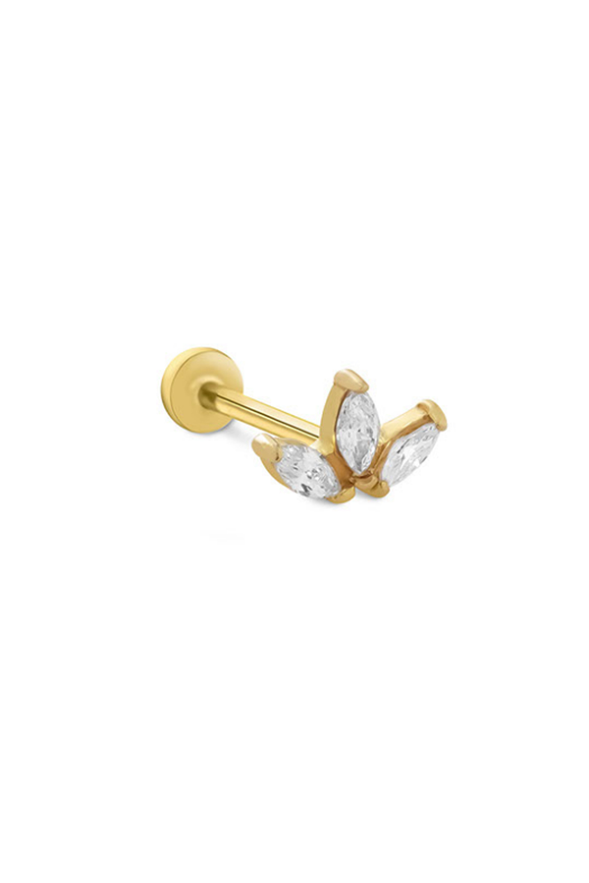 Markiz Taşlı Tragus Piercing - Yavuz Kuyumculuk (1)