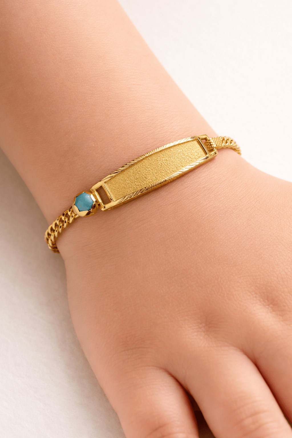 Mavi Boncuklu Gurmet Çocuk Bilekliği - Yavuz Kuyumculuk (1)