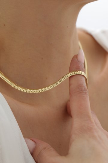 Mega Parıltılı Snake Zincir - 3