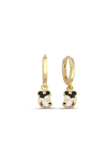 Mickey Mouse Mineli Çocuk Küpe - 2