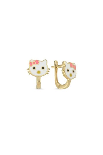 Mineli Hello Kitty Çocuk J Küpe - 1