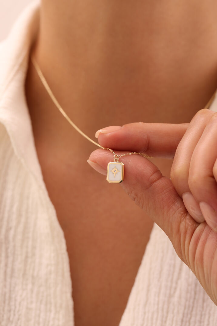 Mineli Kuzey Yıldızı Kolye - Yavuz Kuyumculuk (1)