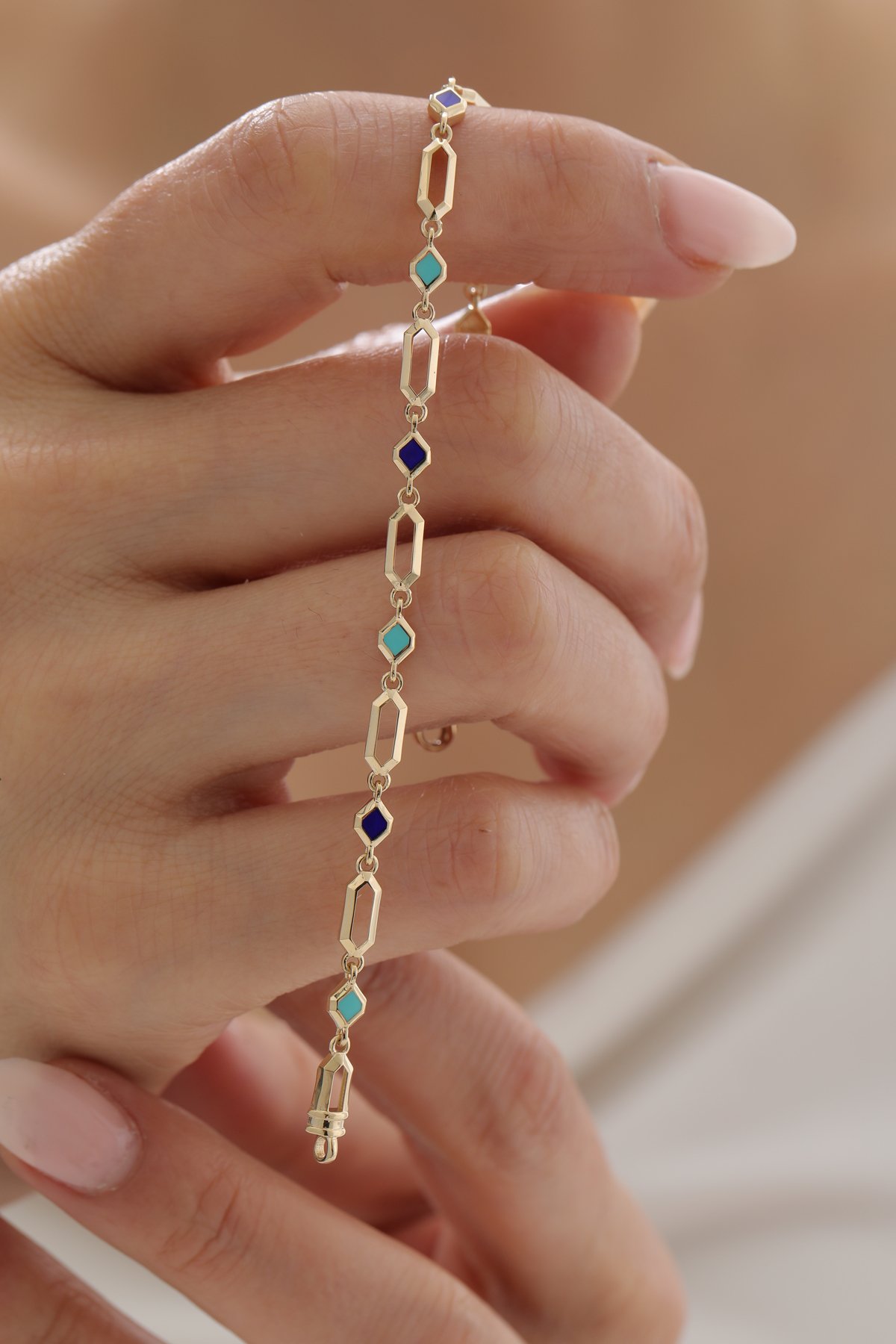 Mineli Modern Bileklik - Yavuz Kuyumculuk (3)