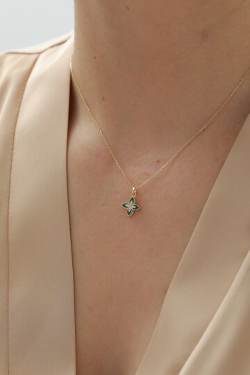 Mineli Nergis Kolye - 1