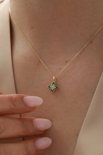 Mineli Nergis Kolye - 2