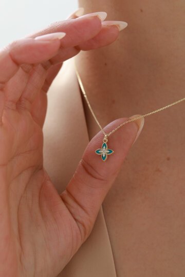 Mineli Nergis Kolye - 6