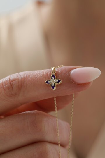 Mineli Nergis Kolye - 8