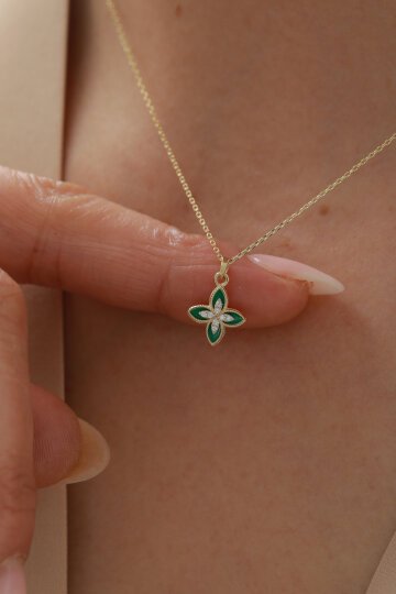 Mineli Nergis Kolye - 4