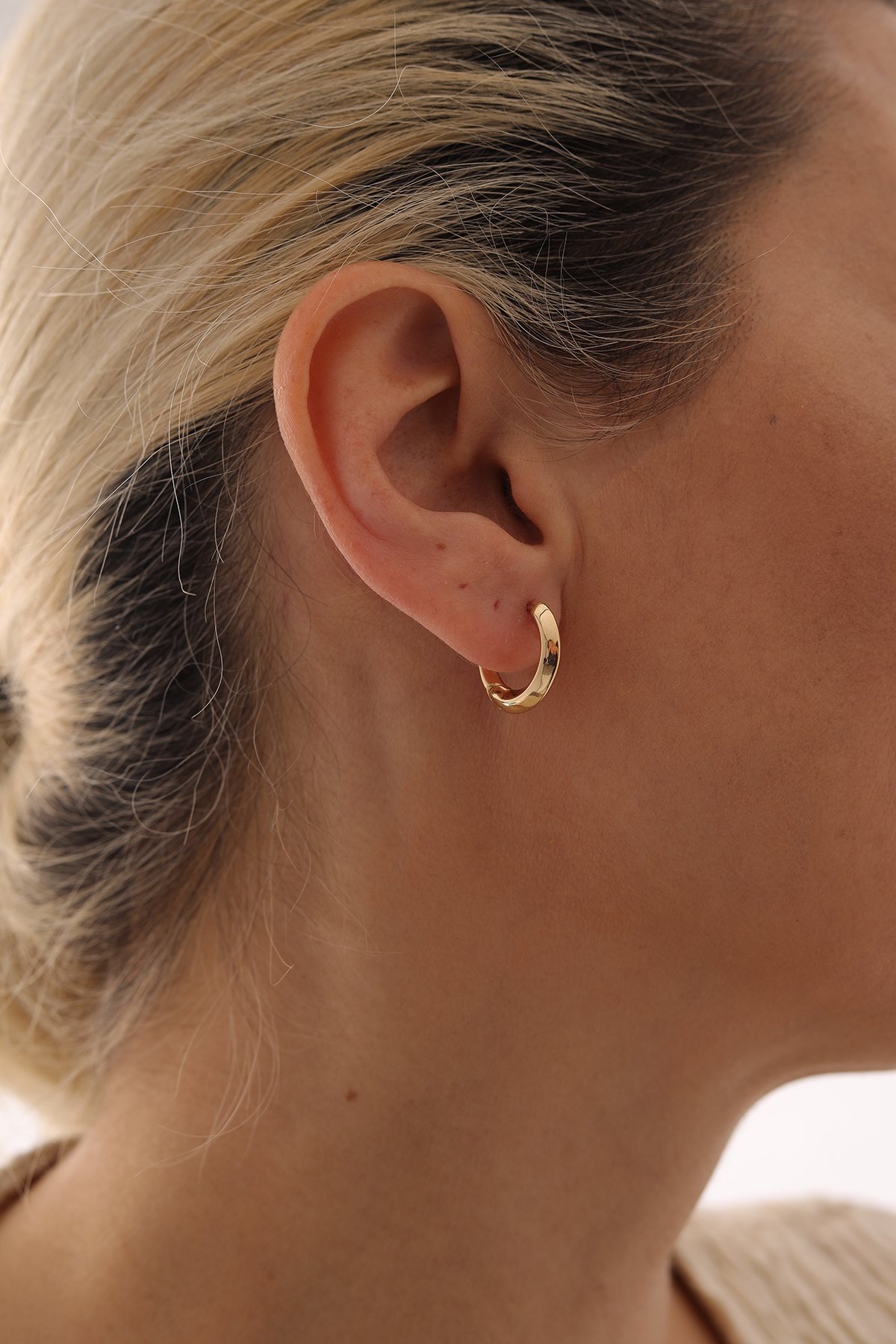 Mini Bombe Halka Küpe - Yavuz Kuyumculuk