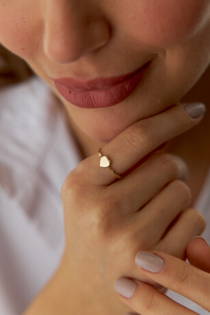 Mini Taşsız Kalp Yüzük - 2