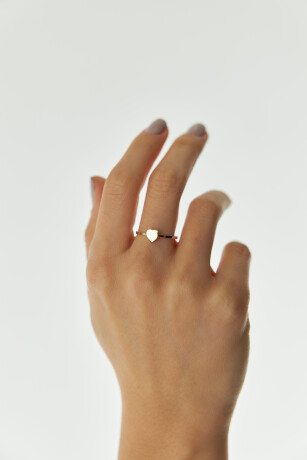 Mini Taşsız Kalp Yüzük - 3