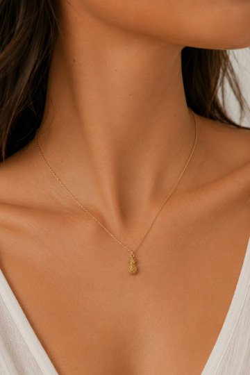 Minimal Ananas Kolye - 1