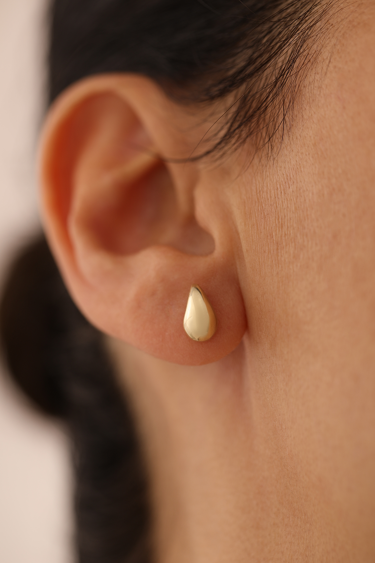 Minimal Damla Küpe - Yavuz Kuyumculuk (1)