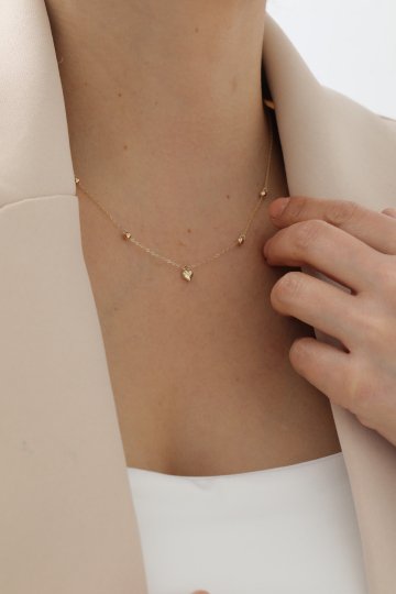 Minimal Kalp Kolye - 3