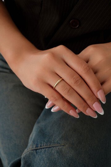 Minimal Midye Yüzük - 2