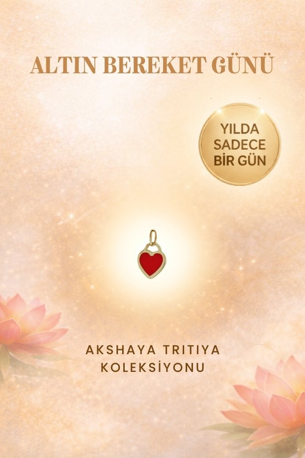 Minimal Mineli Kalp Kolye Ucu - Yavuz Kuyumculuk (2)