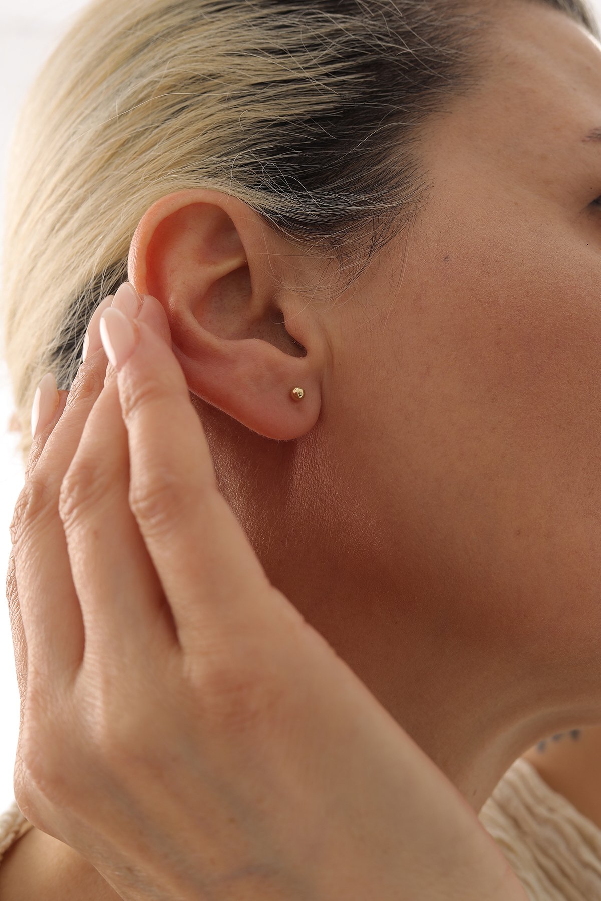 Minimal Top Küpe - Yavuz Kuyumculuk (2)