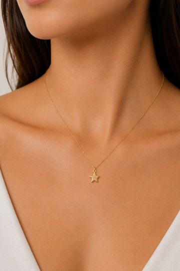 Minimal Yıldız Kolye - 1