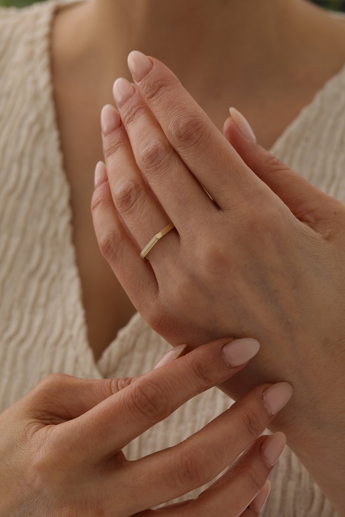 Modern Altıgen Yüzük - Yavuz Kuyumculuk (2)