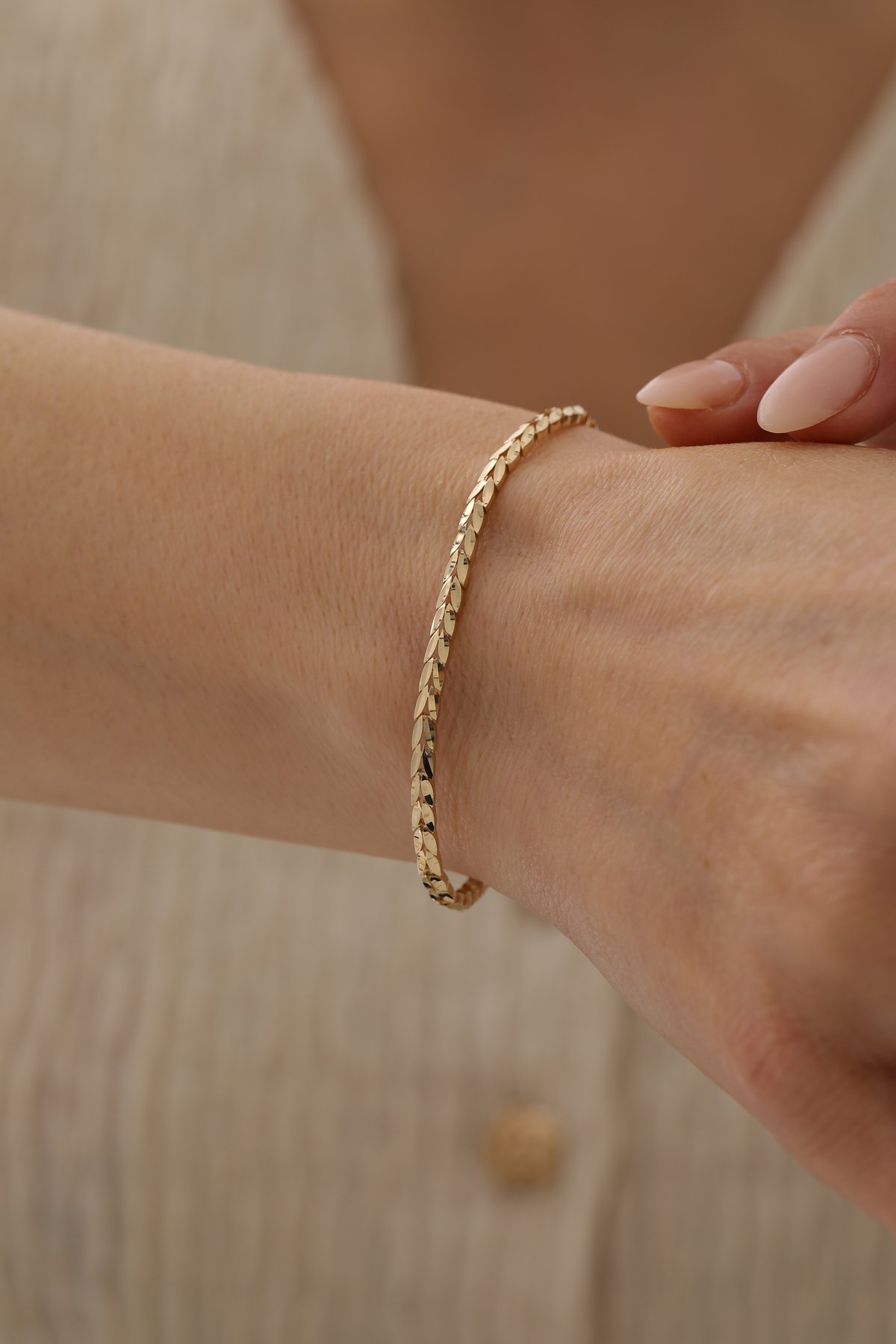 Modern Başak Bileklik - Yavuz Kuyumculuk (2)