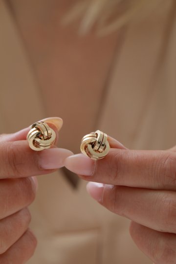 Modern Düğüm Küpe - 4