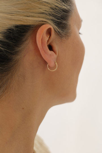 Modern Halka Küpe - 2