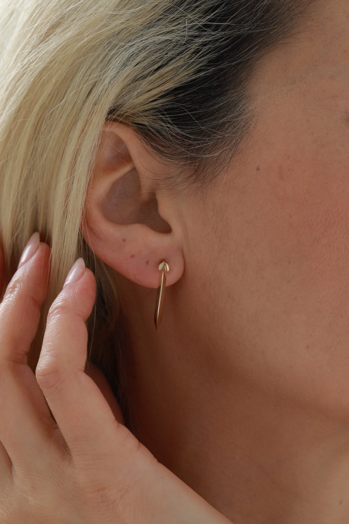 Modern Halka Küpe - Yavuz Kuyumculuk