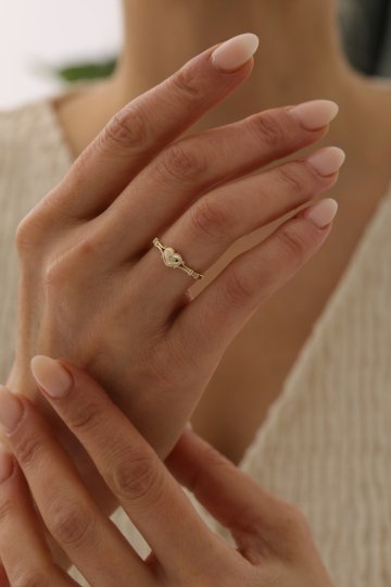 Modern Kalp Yüzük - 2