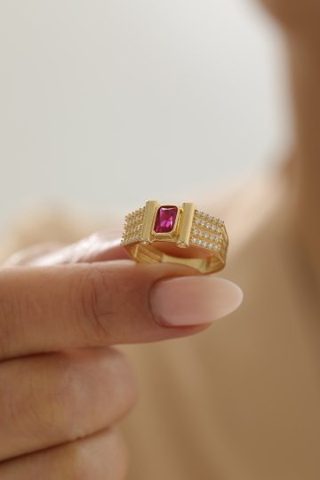 Modern Yakut Yüzük - 3