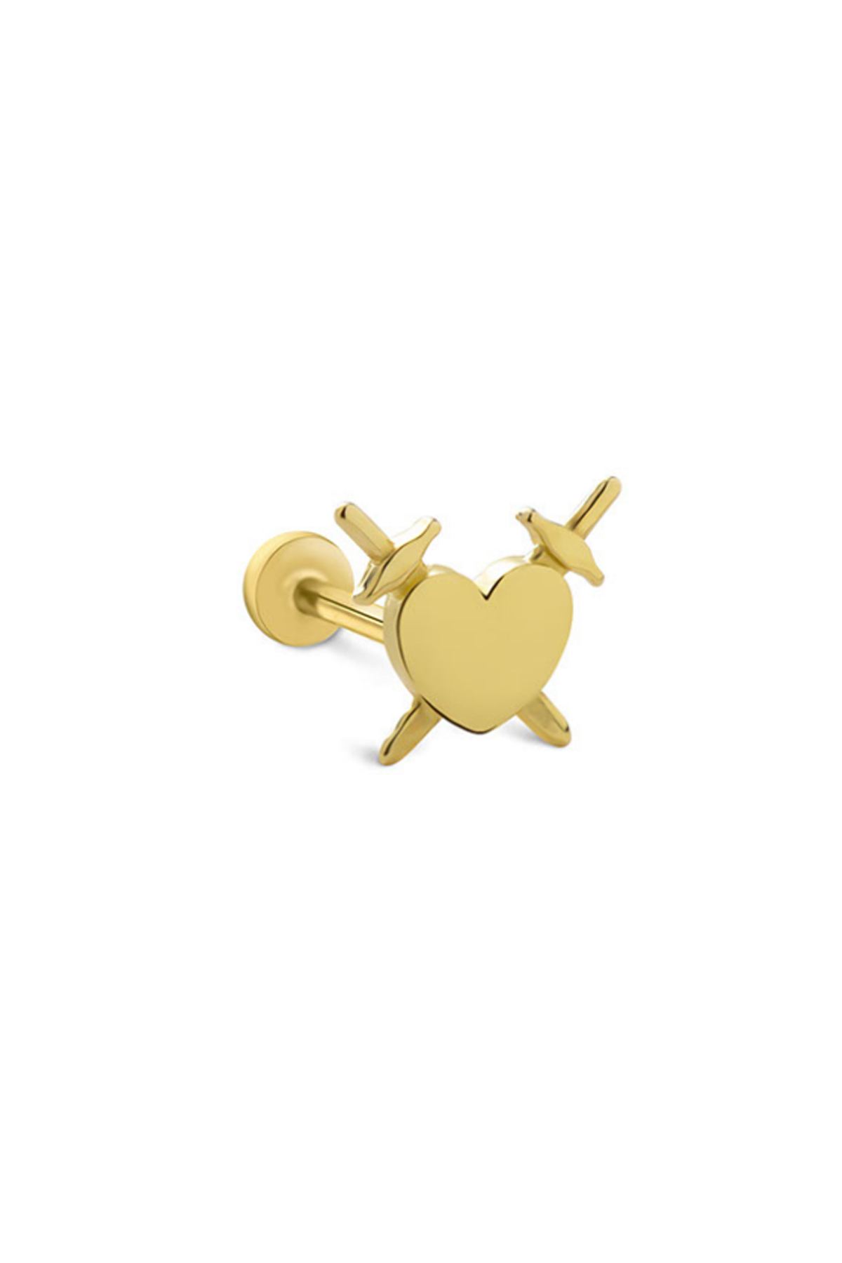 Oklu Kalp Tragus Piercing - Yavuz Kuyumculuk (1)