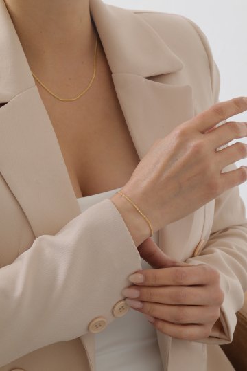 Örgü Zincir Bileklik - 4