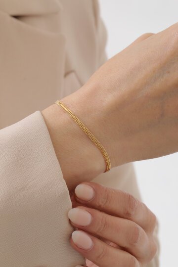 Örgü Zincir Bileklik - 1