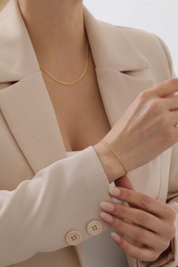 Örgü Zincir Bileklik - 4