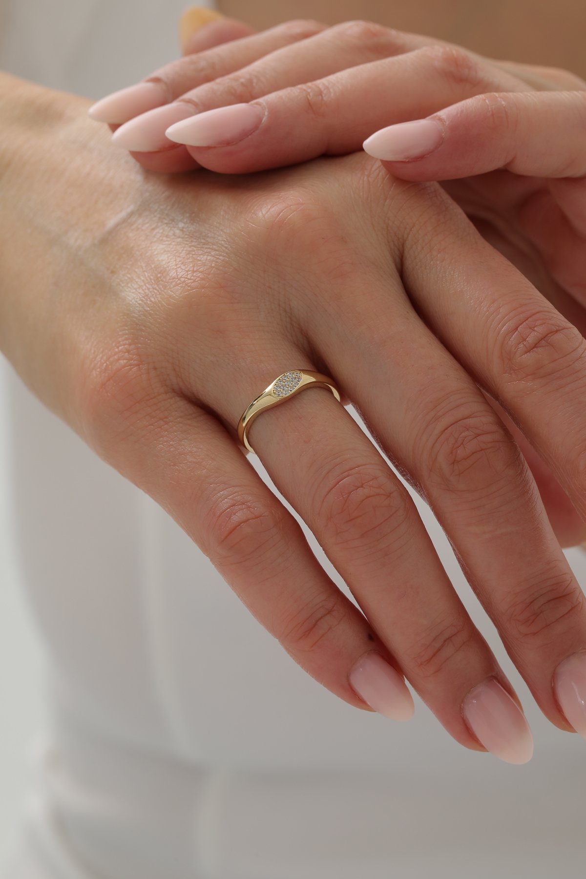 Oval Desen Taşlı Yüzük - Yavuz Kuyumculuk (1)