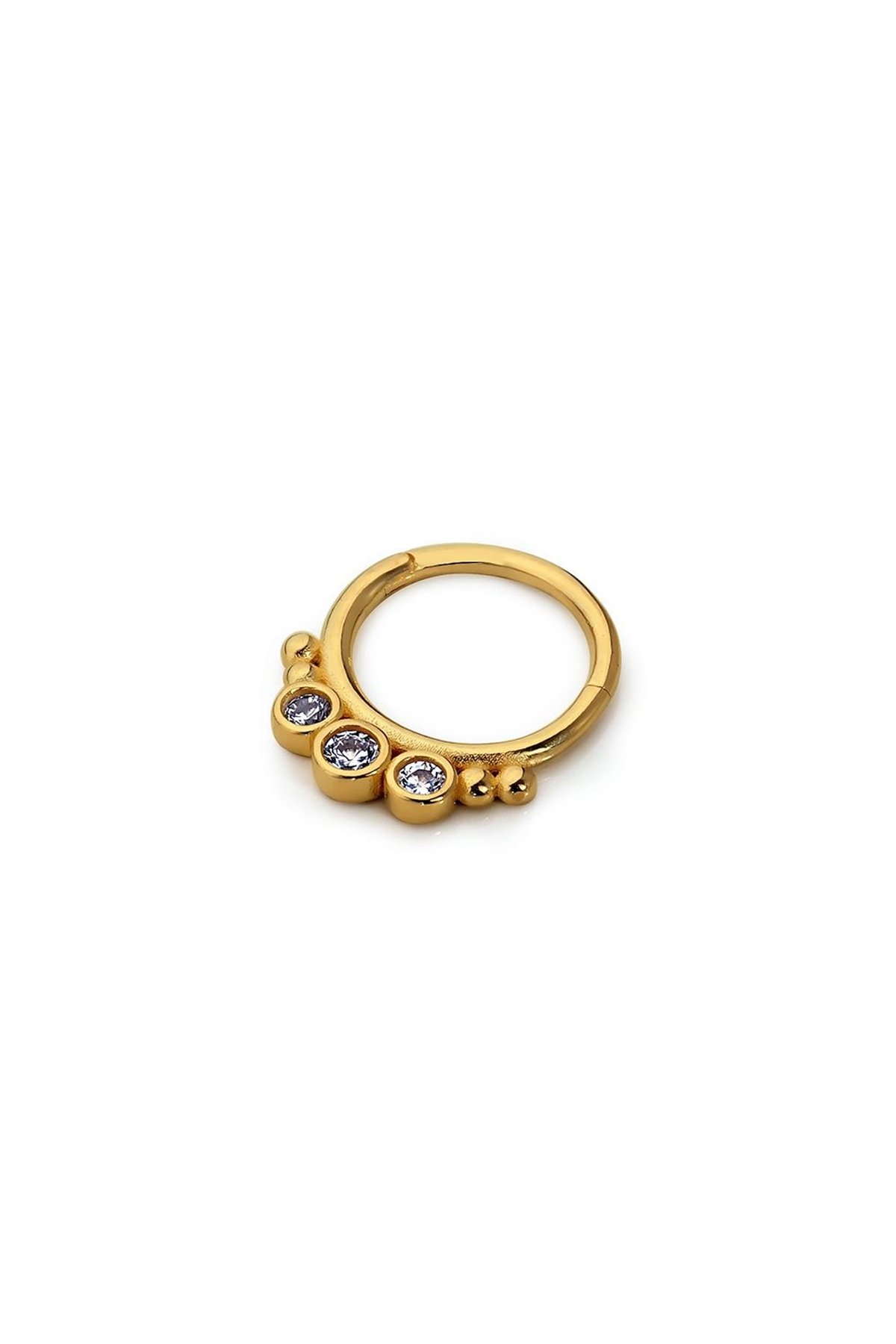 Oval Taşlı Helix - Yavuz Kuyumculuk (1)