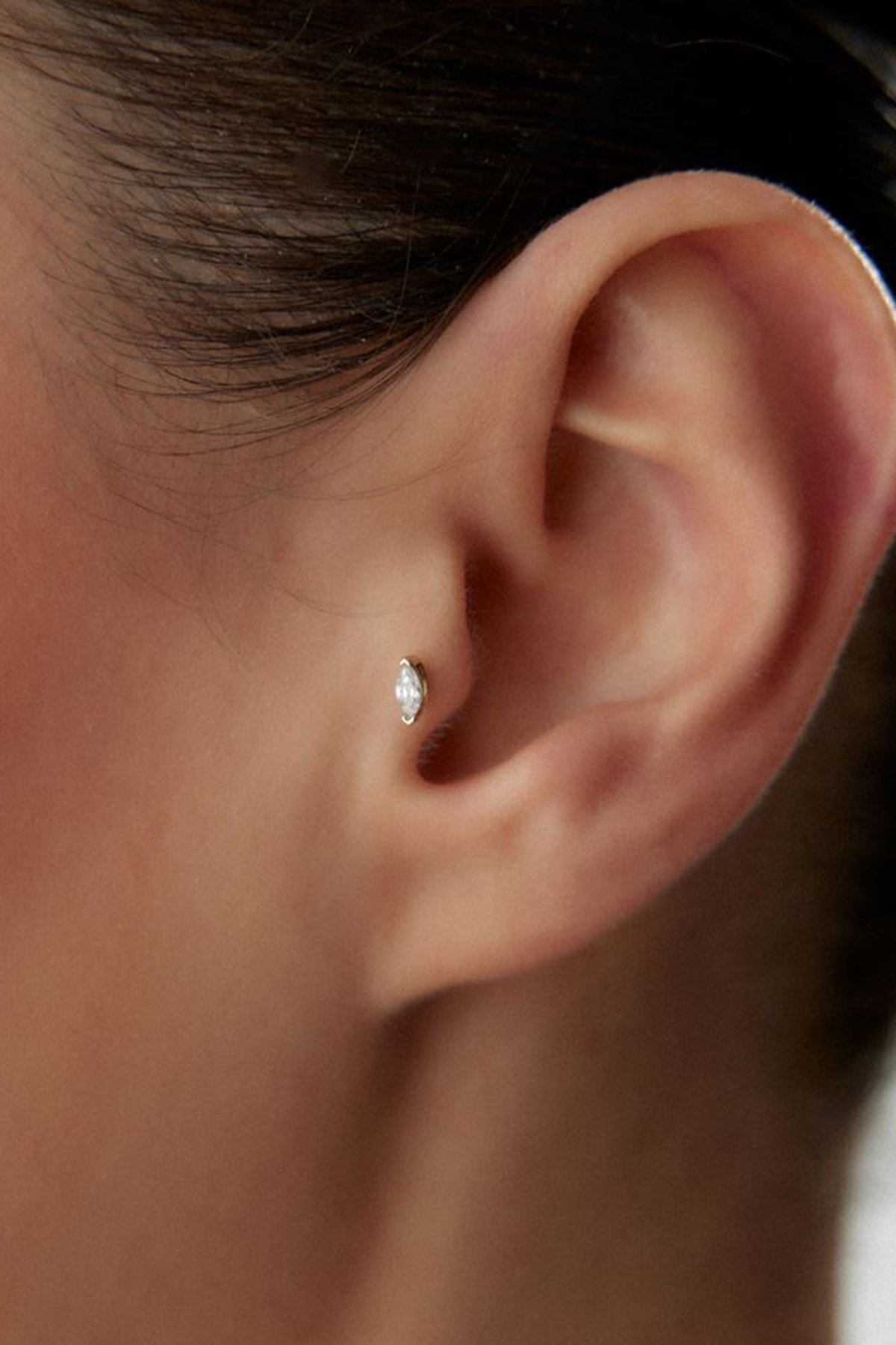 Oval Taşlı Piercing - Yavuz Kuyumculuk (1)