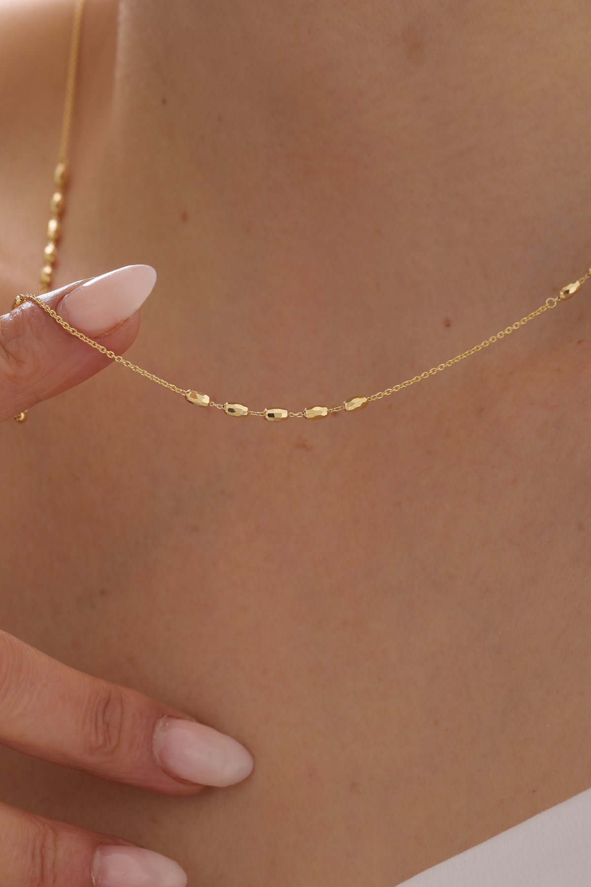 Parçalı Silindir Kolye - Yavuz Kuyumculuk (3)